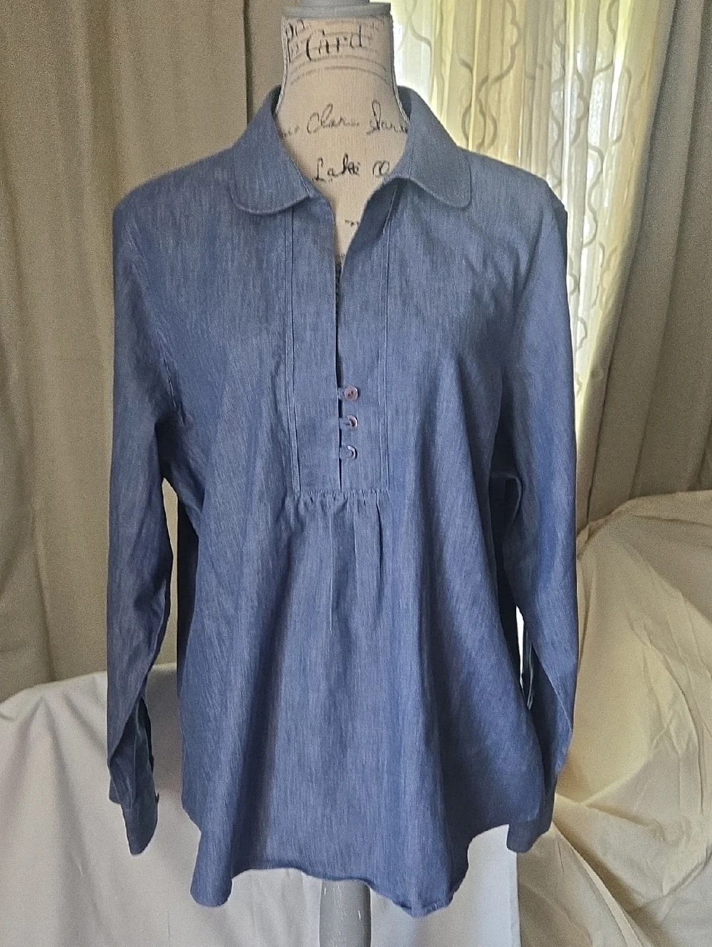 Coldwater Creek Women's Size 2X Long-Sleeve Popover Shirt - Picture 1 of 5